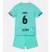 Barcelona Paez Gavi #6 Babykleding Derde Shirt Kinderen 2023-24 Korte Mouwen (+ korte broeken)